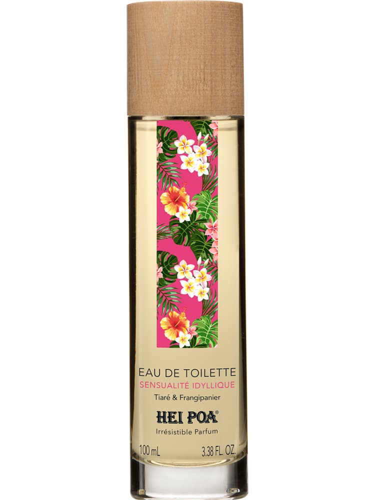 Hei Poa Eau de Toilette Sensualité Idyllique - Tiaré & Frangipanier - 100 ml