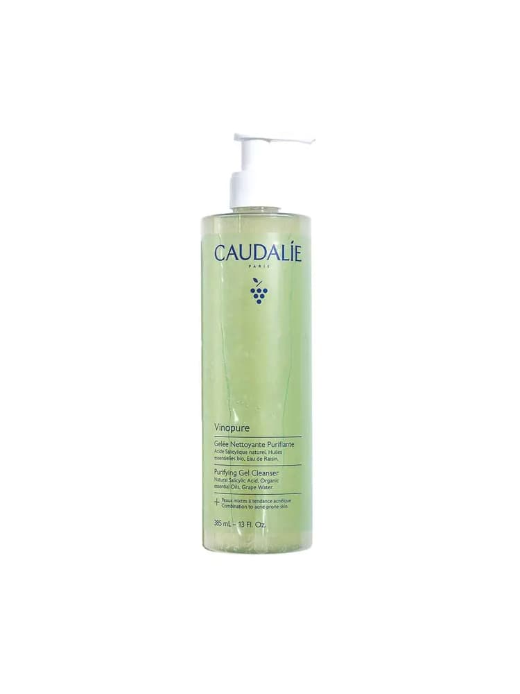 Caudalie Vinopure Gelée Nettoyante Purifiante Peaux Mixtes à Tendances Acnéique 385 ml