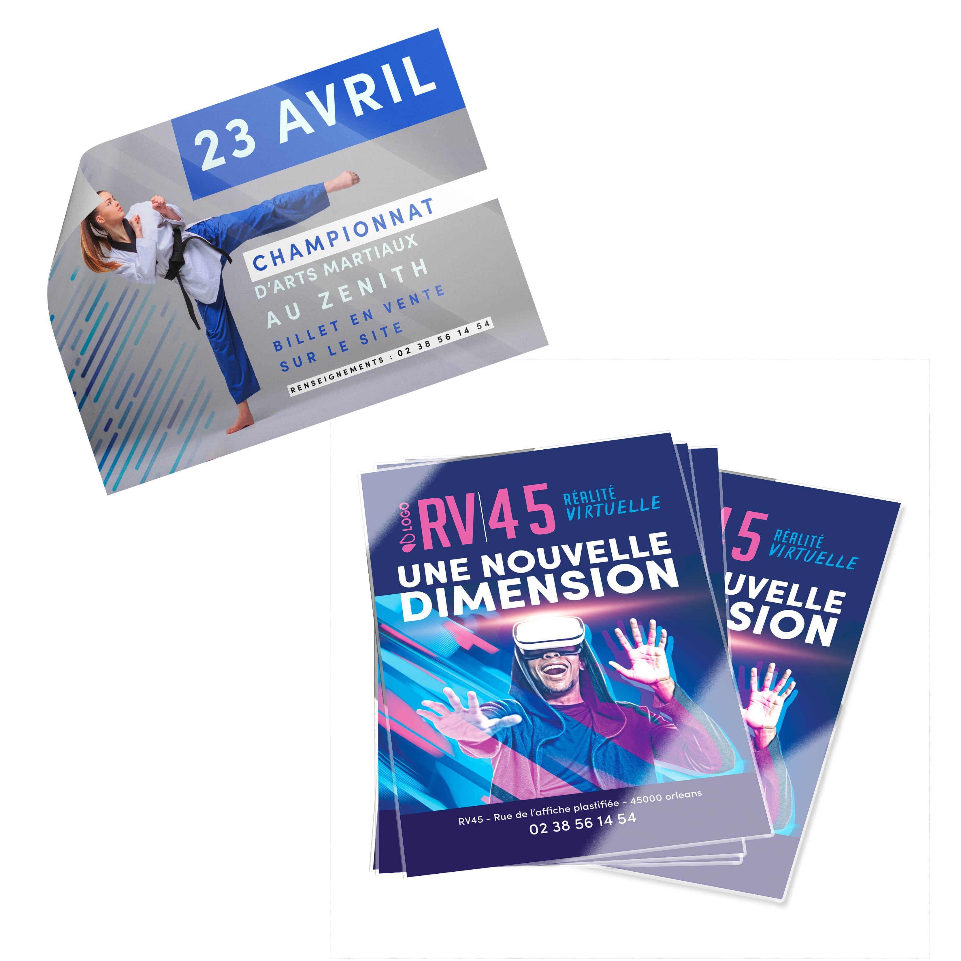 100.00000 Affiches Publicitaires Sur-Mesure | Impression Personnalisée A3 - Easyflyer