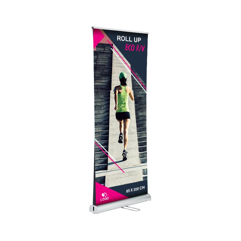 Roll Up Recto-Verso Personnalisé 85 x 200 cm - Easyflyer
