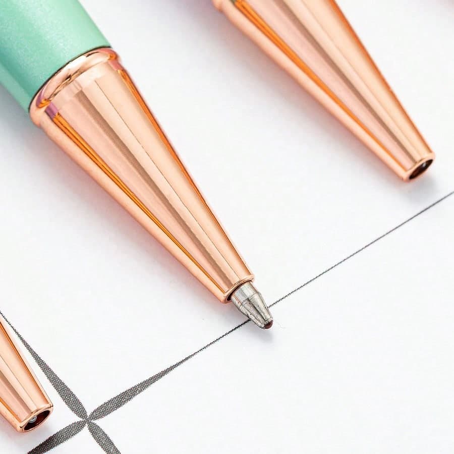Stylos neutres créatifs de sable liquide Stylos féeriques d'huile DIY Stylos de fleurs sèches remplis d'huile en gros Stylos à bille publicitaires